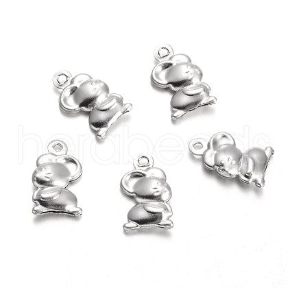 Tarnish Resistant Stainless Steel Charms STAS-M225-04-1