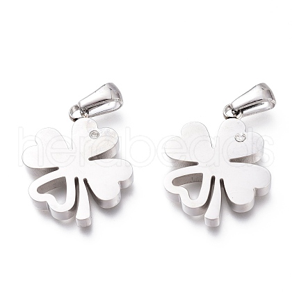 304 Stainless Steel Pendants STAS-A047-03P-1