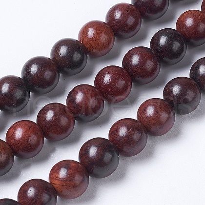 Imitation Burmese Wood Beads Strands WOOD-J001-03-6mm-1-1
