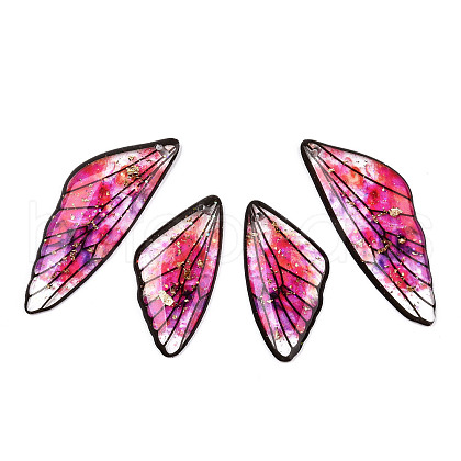 Transparent Resin Wing Pendants Set RESI-TAC0021-01B-1