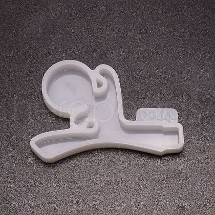 DIY Mobile Phone Holders Silhouette Silicone Statue Mold DIY-TAC0001-64-1
