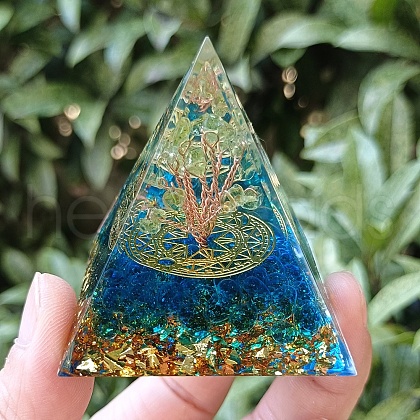 Orgonite Pyramid Resin Energy Generators PW-WG266F4-01-1