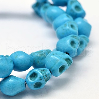 Dyed Synthetic Turquoise Bead Strands G-M145-15-A-1