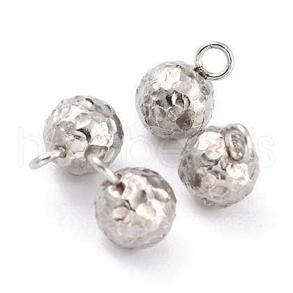 Tarnish Resistant 304 Stainless Steel Charms X-STAS-O147-03B-P-1