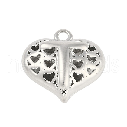 Hollow Brass Pendants for Valentine's Day KK-M289-03T-P-1