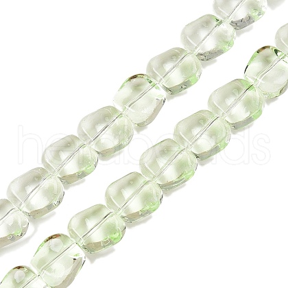 Electroplate Glass Beads Strands EGLA-N012-07E-1