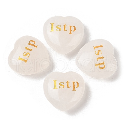 Natural Quartz Crystal Heart Engraving MBTI Figurines Statues for Home Office Desk Decorations X1-G-K353-05E-1