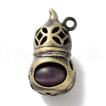 Brass Pendants KK-M284-20AB-05-1