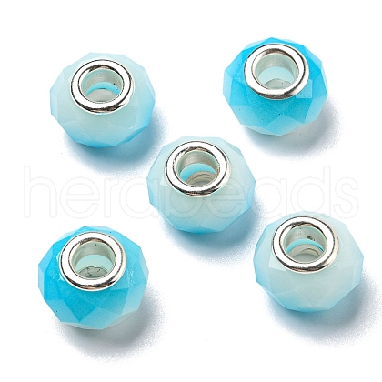 Glass European Beads GPDL-I001-01F-1