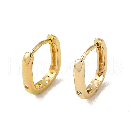 Brass Hoop Earring EJEW-L271-12KCG-05-1