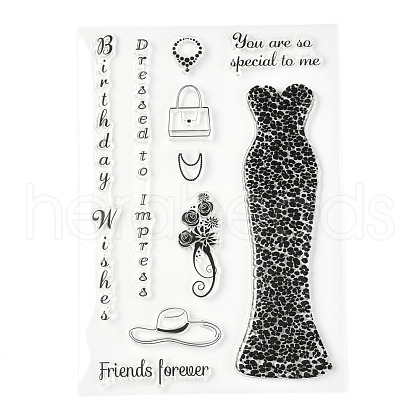Silicone Clear Stamps DIY-A013-23-1