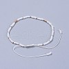 Adjustable Nylon Thread Braided Beads Bracelets BJEW-JB04374-01-3