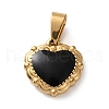 201 Stainless Steel Enamel Pendants STAS-U053-05G-1