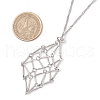304 Stainless Steel Macrame Pouch Empty Stone Holder Necklace Making NJEW-JN05238-03-3