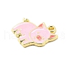 Zinc Alloy Enamel Pendants FIND-Z080-01G-02-2