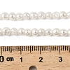 Electroplated Shell Pearl Beads Strands BSHE-M036-02C-4