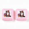 Opaque Resin Decoden Cabochons RESI-N039-130A-1
