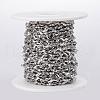 Tarnish Resistant 304 Stainless Steel Bar Link Chains CHS-H009-16P-2