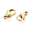 304 Stainless Steel Lobster Claw Clasps STAS-T065-9mm-34G-2