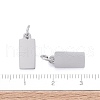 Tarnish Resistant 201 Stainless Steel Pendants STAS-S105-T633-1-6-4