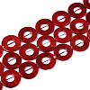 Spray Painted Natural Freshwater Shell Beads Strands SHEL-T020-16-1