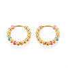 304 Stainless Steel Hoop Earrings for Women EJEW-N059-21G-1