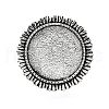 Vintage Adjustable Iron Finger Ring Components Alloy Cabochon Bezel Settings X-PALLOY-Q300-14AS-NR-3