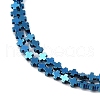 Electroplated Synthetic Non-magnetic Hematite Beads Strands G-J211-A02-01-2