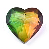 K9 Glass Rhinestone Pendants GLAA-Q087-03-2