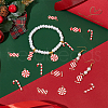 SUNNYCLUE 40Pcs 4 Style Christmas Themed Light Gold Plated Alloy Pendants ENAM-SC0003-65-4