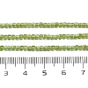 Natural Peridot Beads Stands G-H042-B31-01-3