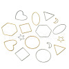  Jewelry 40Pcs 16 Style Alloy Linking Rings FIND-PJ0001-27-12