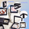 Square Transparent PE Thin Film Suspension Jewelry Floating Frame Displays ODIS-TAC0002-02A-4