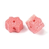 Synthetic Shell Dyed Beads SHEL-H005-07-2
