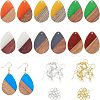 Olycraft DIY 2 Colors Dangle Earring Making Kits DIY-OC0006-50-1