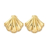 Rack Plating Brass Micro Pave Clear Cubic Zirconia Stud Earrings for Women EJEW-C125-27A-G-4