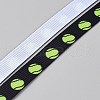 5 Yards Tennis Theme Polyester Printed Grosgrain Ribbon OCOR-WH20005-15D-1