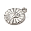 Non-Tarnish 304 Stainless Steel Charms STAS-R223-03-2