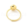 Brass Open Cuff Ring Settings KK-G518-10G-04-3