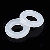 Imitation Jade Glass Linking Rings GLAA-S054-35B-A02-3