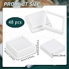 BENECREAT 48Pcs Plastic Jewelry Loose Diamond Gems Storage Boxes OBOX-BC0001-53-2