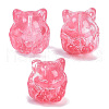 Transparent Spray Paint Glass Beads X1-GLAA-H035-01H-1