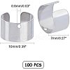 Unicraftale 304 Stainless Steel Cuff Earrings STAS-UN0008-93P-4