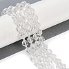 Natural Quartz Crystal Beads Strands G-O201B-103F-1