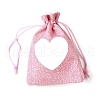 12Pcs 12 Styles Valentine's Day Printed Rectangle Burlap Cloth Packing Pouches ABAG-U006-02C-4