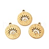 Ion Plating(IP) 304 Stainless Steel Pendants STAS-Q001-09G-3