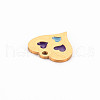 304 Stainless Steel Enamel Charms STAS-Q242-035B-3