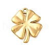 304 Stainless Steel Charms STAS-R159-09G-1
