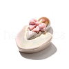 Electroplate UV Plating Opaque Bowknot Theme Resin Cabochons CRES-U004-02E-2