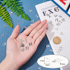 304 Stainless Steel Alphabet Letter Charms STAS-PH0019-70-2